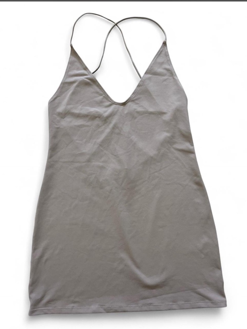 NWOT Free People Intimately "Made You Look" Mini Slip – Taupe – Size Large